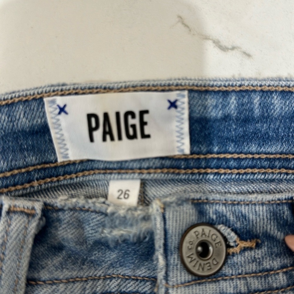 Paige Hoxton High-Rise Slim Crop Jeans in Carlotta - Picture 4 of 8